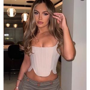 Living Large Bustier Beige